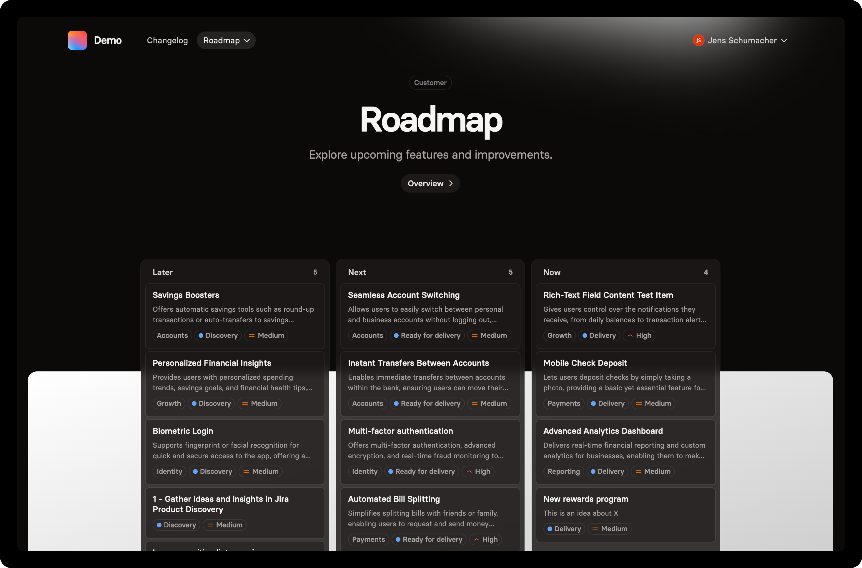 Roadmap View Board 