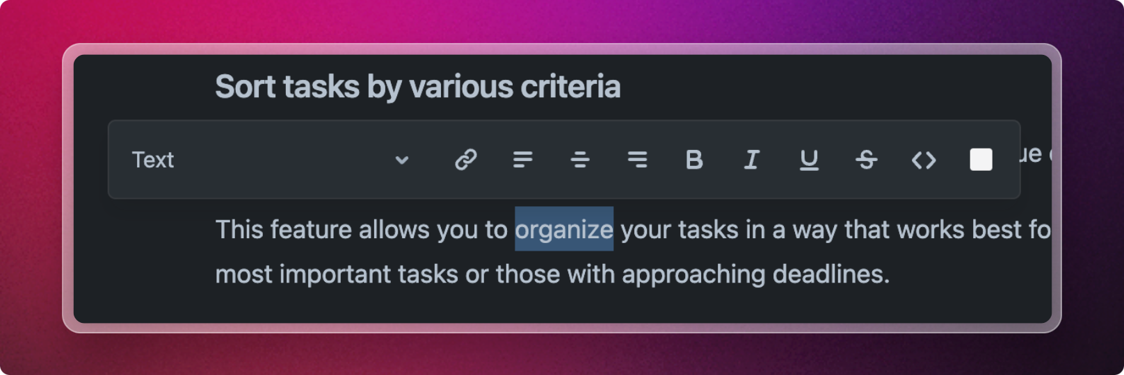 Toolbar