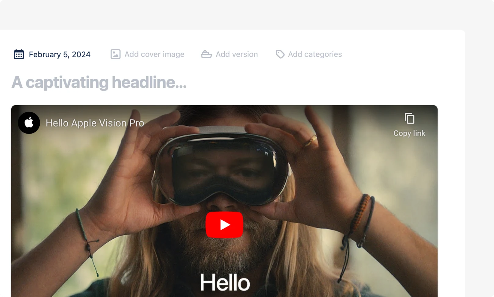 Add videos to your posts
